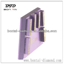 Bloque de cuña de diamante con 6 (seis) segmentos rectangulares